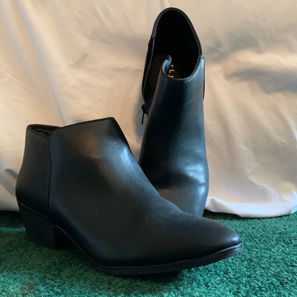 Black Heeled Booties
